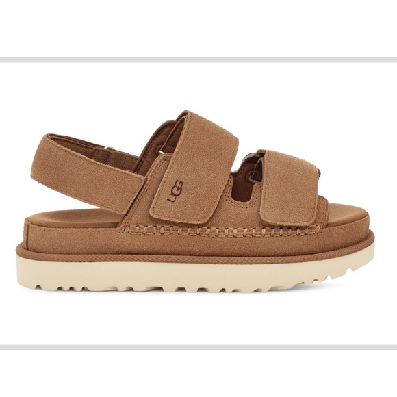 UGG Shoes - UGG Tan Sandals with Cream Sole